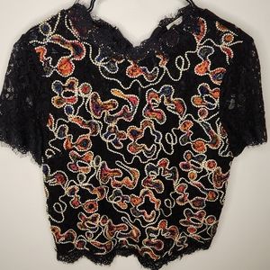 ZARA multi color top